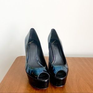 Brian Atwood Open Toe Pump High Heels